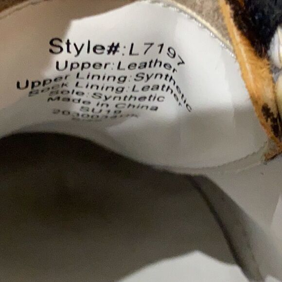 J. Crew Saturday sneakers w/ leopard calf hair size 7 A21 - Picture 10 of 10